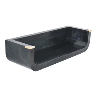 Indira Floating Console Table - Ash Black