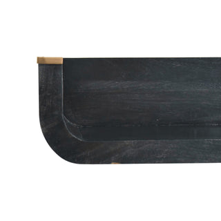 Indira Floating Console Table - Ash Black