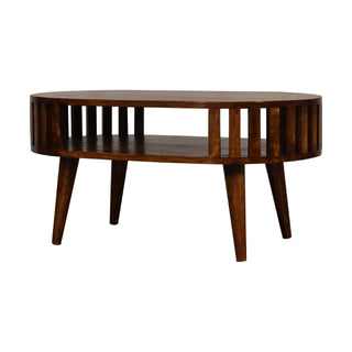 Ariella Coffee Table in Chestnut Finish