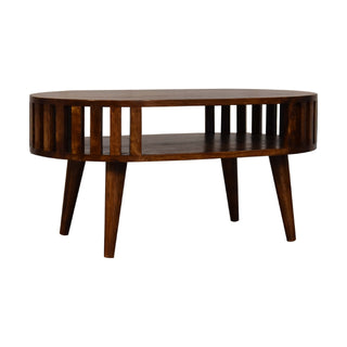 Ariella Coffee Table in Chestnut Finish