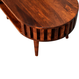 Ariella Coffee Table in Chestnut Finish