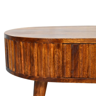 Stripe Coffee Table in Chestnut Finish