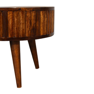 Stripe Coffee Table in Chestnut Finish