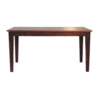 Modern Chestnut Dining Table – Solid Wood