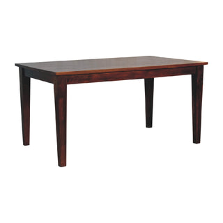 Modern Chestnut Dining Table – Solid Wood