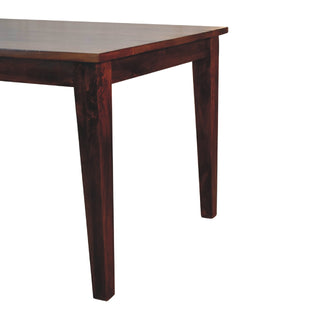 Modern Chestnut Dining Table – Solid Wood