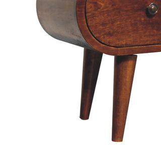 London TV Unit in Chestnut Finish