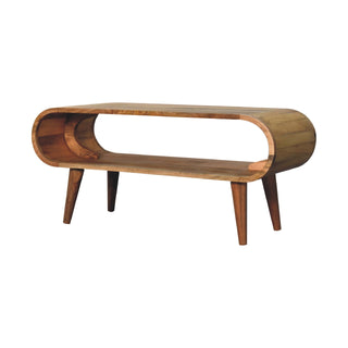 Amaya Nordic Coffee Table – Oak Finish