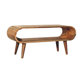 Amaya Nordic Coffee Table – Oak Finish