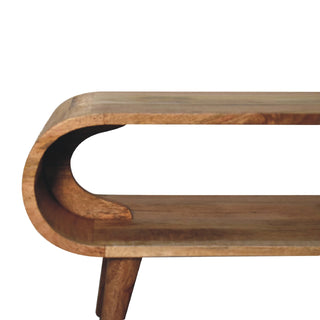 Amaya Nordic Coffee Table – Oak Finish