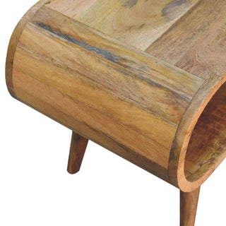 Amaya Nordic Coffee Table – Oak Finish
