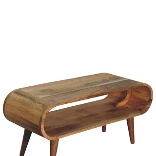 Amaya Nordic Coffee Table – Oak Finish