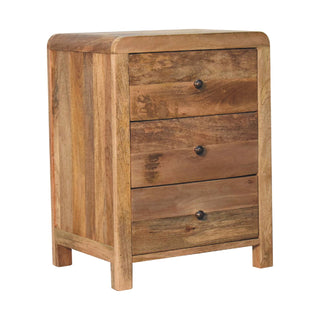 Aspen Bedside Table in Oak Finish