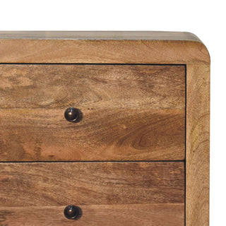 Aspen Bedside Table in Oak Finish