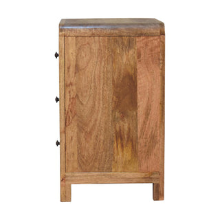 Aspen Bedside Table in Oak Finish