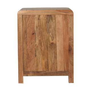 Aspen Bedside Table in Oak Finish