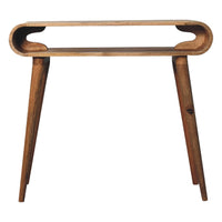 Amaya Nordic Console Table – Oak Finish