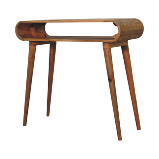 Amaya Nordic Console Table – Oak Finish