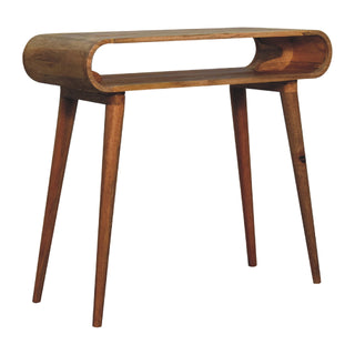 Amaya Nordic Console Table – Oak Finish