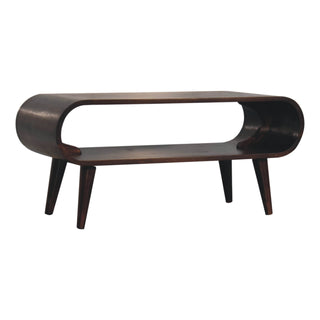 Amaya Nordic Coffee Table – Light Walnut Finish