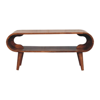 Amaya Nordic Coffee Table – Honey Caramel