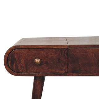 London Dressing Table in Walnut Finish