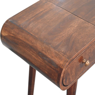 London Dressing Table in Walnut Finish