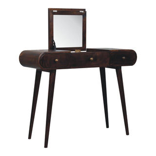 London Dressing Table in Walnut Finish