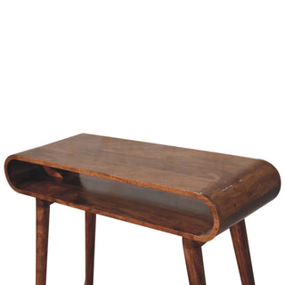 Amaya Nordic Console Table – Honey Caramel