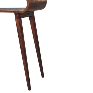 Amaya Nordic Console Table – Honey Caramel
