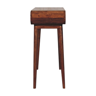 Amaya Nordic Console Table – Honey Caramel