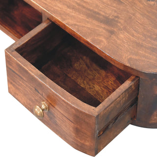Solid Mango Wood Wall-Mounted Console Table