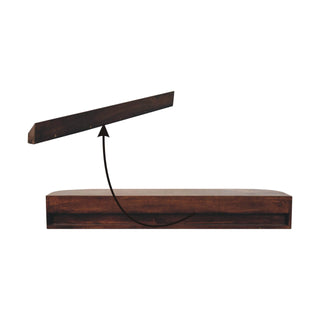 Solid Mango Wood Wall-Mounted Console Table