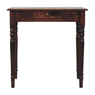 Solid Mango Wood Desk in California Walnut Finish
