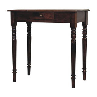 Solid Mango Wood Desk in California Walnut Finish