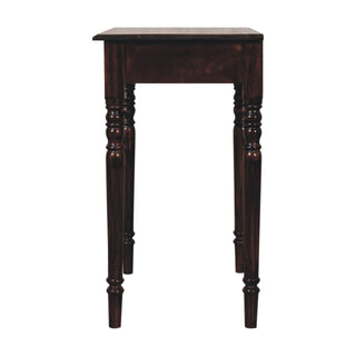 Solid Mango Wood Desk in California Walnut Finish