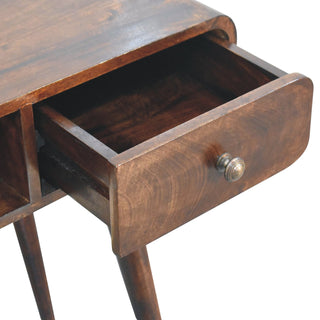 Curved California Walnut Desk