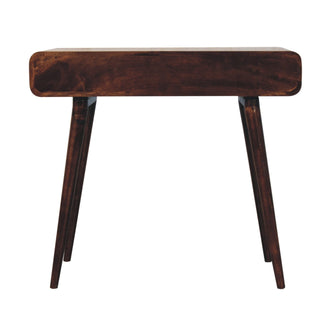 Curved California Walnut Desk