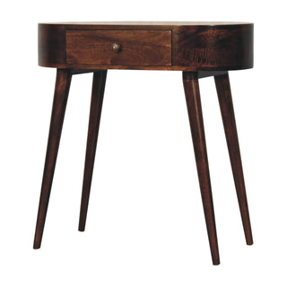 Solid Mango Wood Rounded Console Table