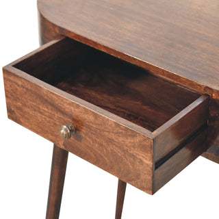 Solid Mango Wood Rounded Console Table