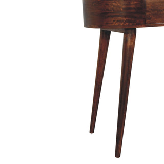 Solid Mango Wood Rounded Console Table