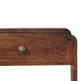 Newton Bedside Table in California Walnut Finish