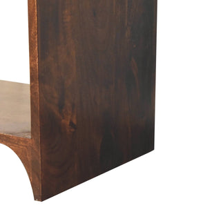 Newton Bedside Table in California Walnut Finish