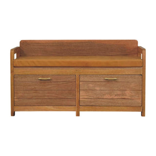 Oxford Storage Bench, Mango Wood