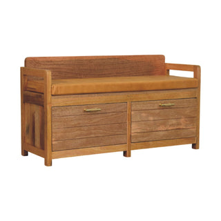 Oxford Storage Bench, Mango Wood
