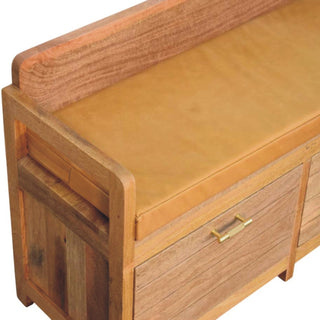 Oxford Storage Bench, Mango Wood