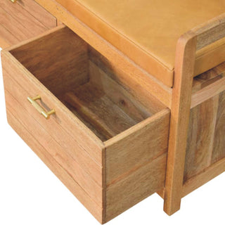 Oxford Storage Bench, Mango Wood