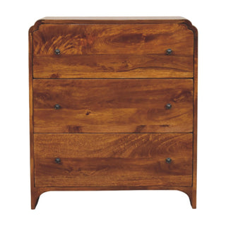 Newton Solid Mango Wood 3 Drawer Chest