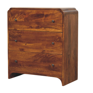 Newton Solid Mango Wood 3 Drawer Chest