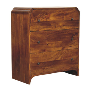 Newton Solid Mango Wood 3 Drawer Chest